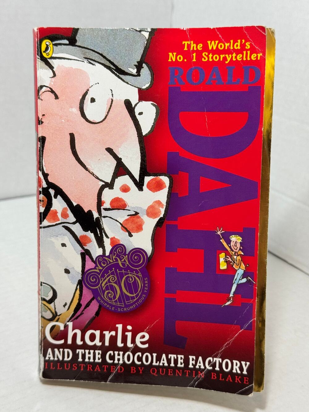 Charlie and the Chocolate Factory by Roald Dahl Golden Ticket 1998